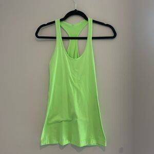 LULULEMON neon green tank💚
